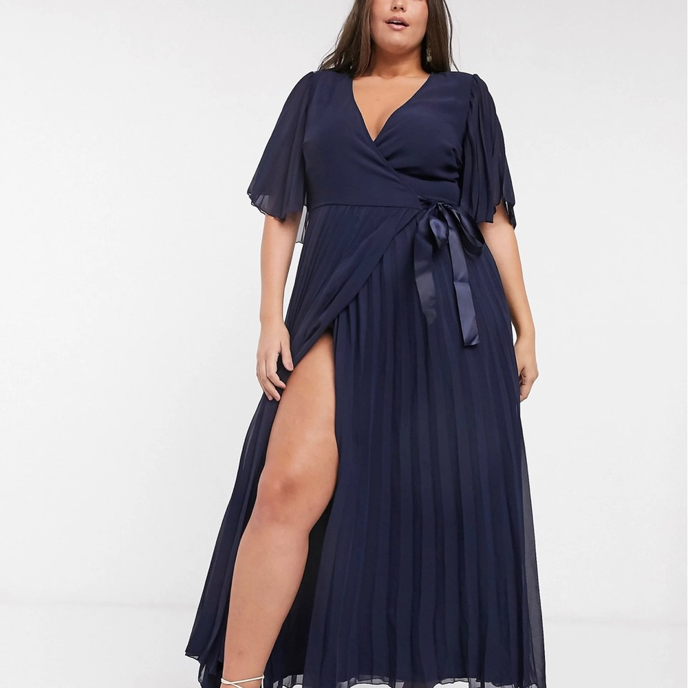 Navy blue ASOS, size 13 flowy dress